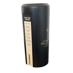 NWT Corkcicle Slim Can Cooler Black Pinehurst 1895 Golf Insulated Holder